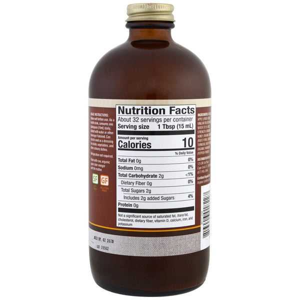 Dr. Mercola, Organic Apple Cider Vinegar, Spicy, 16 oz (473 ml) - The Supplement Shop