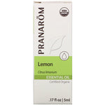 Pranarom, Essential Oil, Lemon, .17 fl oz (5 ml) - The Supplement Shop