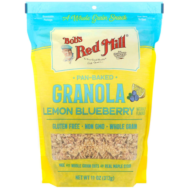 Bob's Red Mill, Pan-Baked Granola, Lemon Blueberry, 11 oz (312 g) - The Supplement Shop