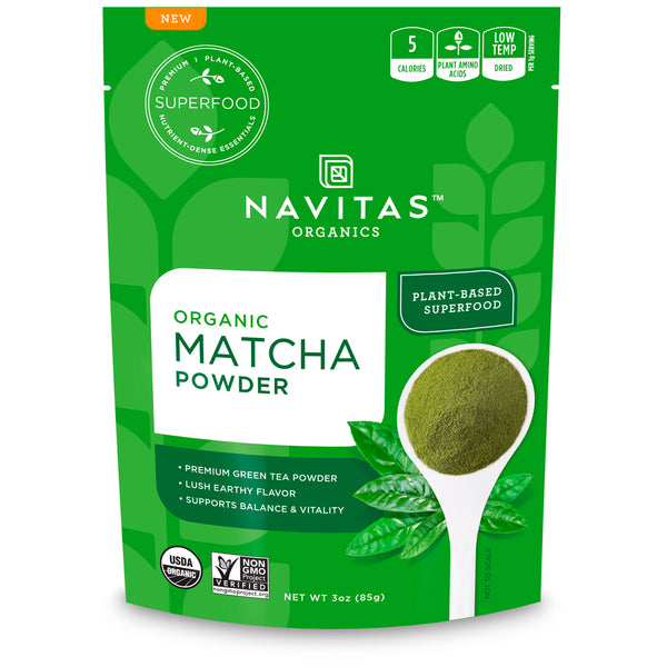 Navitas Organics, Organic Matcha Powder, 3 oz (85 g) - The Supplement Shop