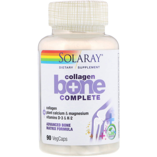 Solaray, Collagen Bone Complete, Advanced Bone Matrix Formula, 90 VegCaps