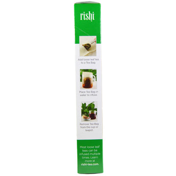 Rishi Tea, Loose Leaf Tea Bags, 100 Tea Bags