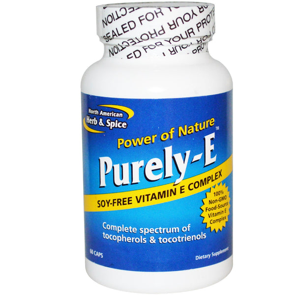 North American Herb & Spice, Purely-E, 60 Caps - The Supplement Shop