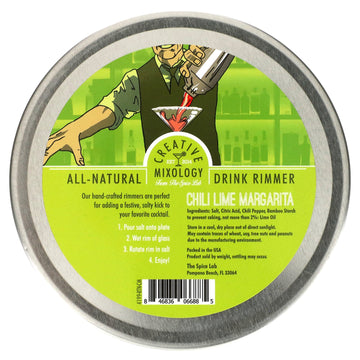 The Spice Lab, Creative Mixology, Chili Lime Margarita Salt Rimmer, 3.5 oz (99 g)