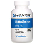 Lake Avenue Nutrition, Nattokinase, Proteolytic Enzyme, 2,000 FUs, 180 Veggie Capsules - The Supplement Shop