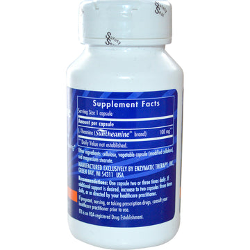 Nature's Way, L-Theanine, 60 Vegan Capsules (100 mg per Capsule)
