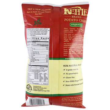 Kettle Foods, Organic Potato Chips, Country Style Barbeque, 5 oz (142 g)