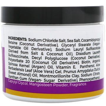 Zion Health, Adama, Deep Cleansing Scalp & Hair Scrub, Vanilla Coconut, 4 oz (113 g)