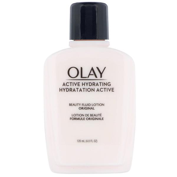 Olay, Active Hydrating, Beauty Fluid Lotion, Original, 4 fl oz (120 ml) - The Supplement Shop
