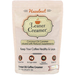 Leaner Creamer, Coconut Oil Coffee Creamer, Hazelnut, 9.87 oz (280 g) - The Supplement Shop