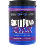 Gaspari Nutrition, SuperPump Max, The Ultimate Pre-Workout Supplement, Grape Cooler, 1.41 lbs (640 g) - The Supplement Shop