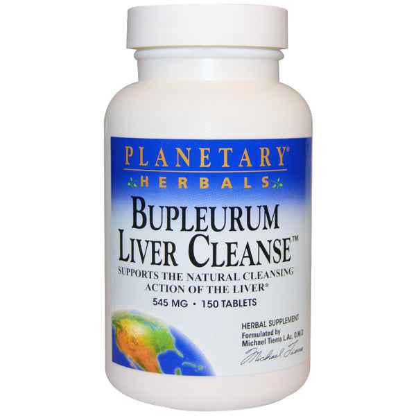 Planetary Herbals, Bupleurum Liver Cleanse, 545 mg, 150 Tablets - The Supplement Shop