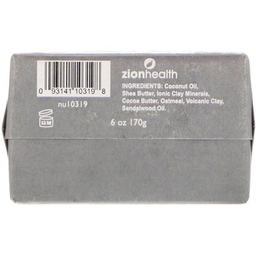 Zion Health, Ancient Clay Soap, Sandalwood, 6 oz (170 g)