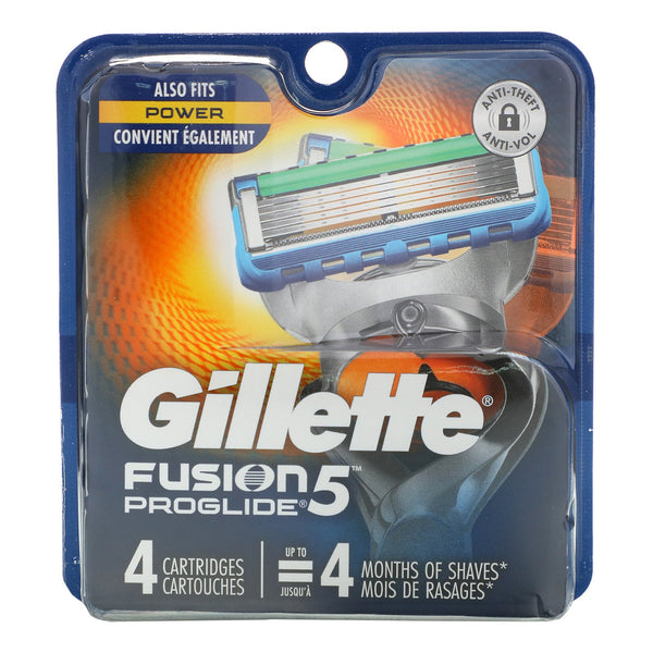 Gillette, Fusion5 Proglide, 4 Cartridges - The Supplement Shop