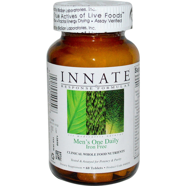 Innate Response Formulas, Men's One Daily, Iron Free, 60 Tablets - The Supplement Shop