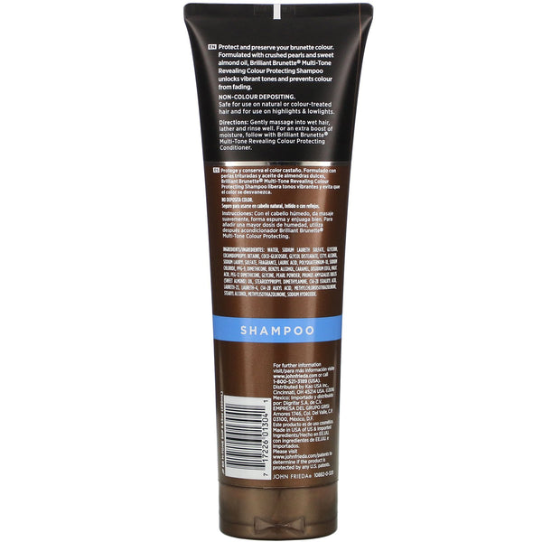 John Frieda, Brilliant Brunette, Multi-Tone Revealing, Colour Protecting Shampoo, 8.45 fl oz (250 ml) - The Supplement Shop