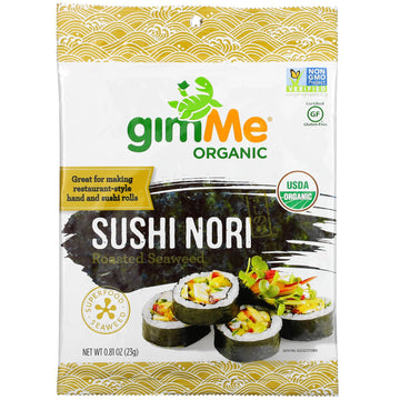 GimMe Roasted Seaweed Sushi Nori (9 Sheets) 23g