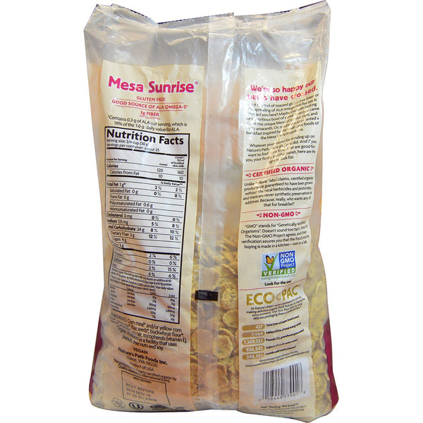 Nature's Path, Organic Mesa Sunrise, Gluten-Free Cereal, 1.65 lbs (750 g) - The Supplement Shop