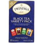 Twinings, Black Tea Variety Pack, 20 Tea Bags, 1.41 oz (40 g) - The Supplement Shop