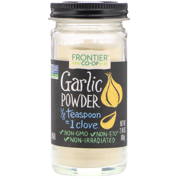 Frontier Natural Products, Garlic Powder, 2.40 oz (68 g) - The Supplement Shop