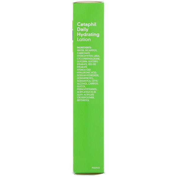 Cetaphil, Daily Hydrating Lotion with Hyaluronic Acid, 3 fl oz (88 ml) - The Supplement Shop