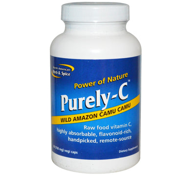 North American Herb & Spice, Purely-C, 700 mg, 90 Vegicaps