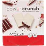 BNRG, Power Crunch Protein Energy Bar, Red Velvet, 12 Bars, 1.4 oz (40 g) Each - The Supplement Shop