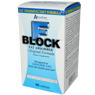 Absolute Nutrition, FBlock, Fat Absorber, 90 Capsules