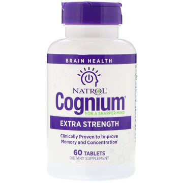 Natrol, Cognium, Extra Strength, 200 mg, 60 Tablets