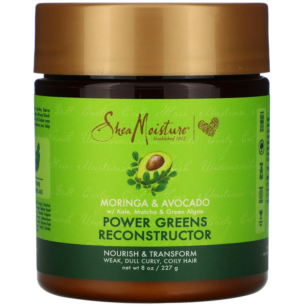 SheaMoisture, Power Greens Reconstructor, Moringa & Avocado, 8 oz (227 g) - The Supplement Shop