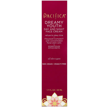 Pacifica, Dreamy Youth, Day and Night Face Cream, All Skin Types, 1.7 fl oz (50 ml)