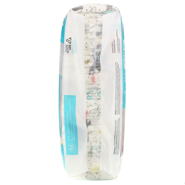 The Honest Company, Honest Diapers, Super-Soft Liner, Newborn, Up to 10 Pounds, Space Travel, 32 Diapers - The Supplement Shop