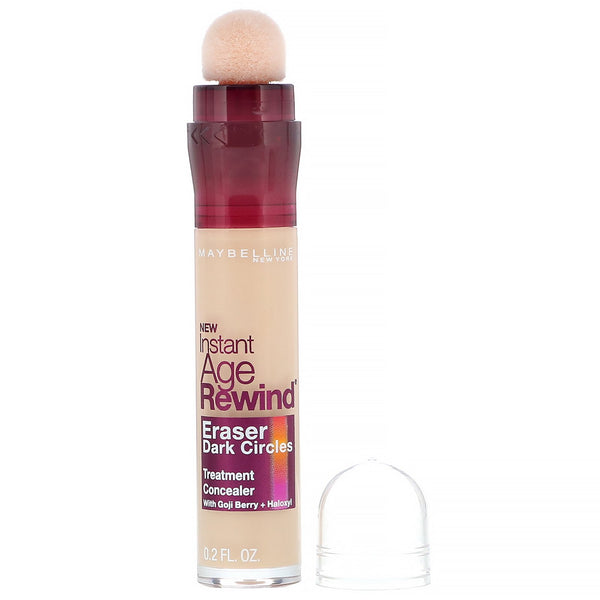 Maybelline, Instant Age Rewind, Eraser Dark Circles Treatment Concealer, 100 Ivory, 0.2 fl oz (6 ml) - The Supplement Shop