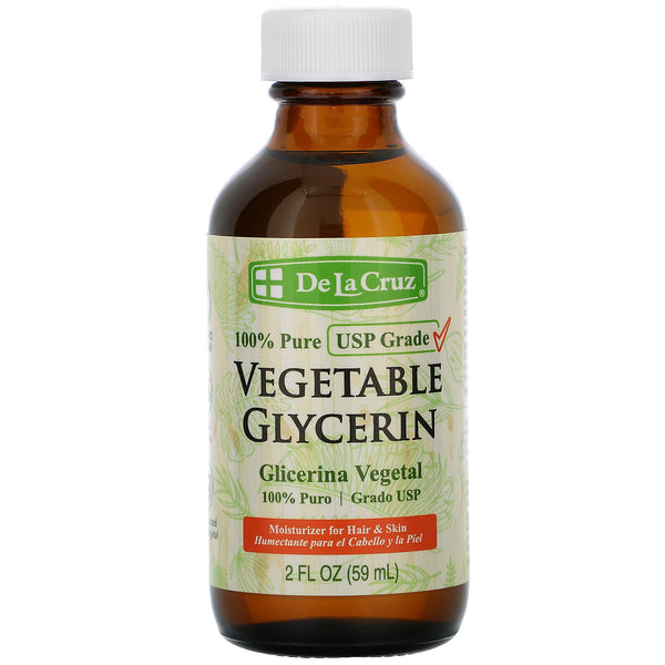 De La Cruz, Vegetable Glycerin, 2 fl oz (59 ml) - The Supplement Shop