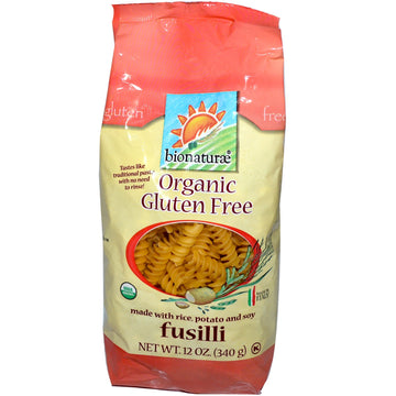 Bionaturae, Organic Gluten Free Pasta, Fusilli, 12 oz (340 g)