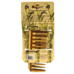 Bass Brushes, Large Wood Comb, Wide Tooth/ Fine Combination - The Supplement Shop