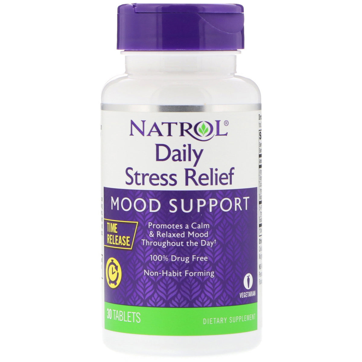 Natrol, Daily Stress Relief, Time Release, 30 Tablets | The Supplement Shop