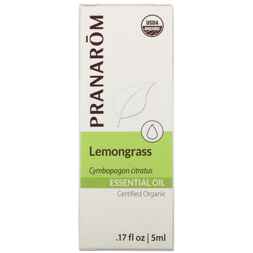 Pranarom, Essential Oil, Lemongrass, .17 fl oz (5 ml)
