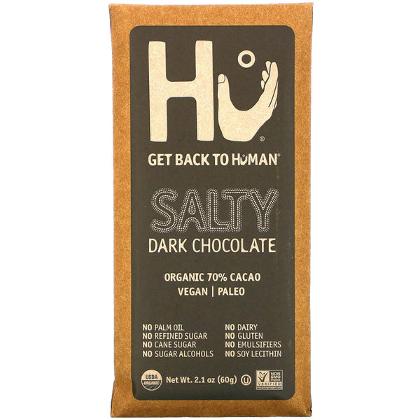 Hu, Salty Dark Chocolate, 2.1 oz (60 g) - The Supplement Shop