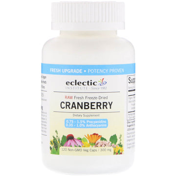 Eclectic Institute, Cranberry, 300 mg, 120 Veg Caps