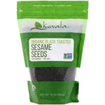 Kevala, Organic Black Toasted Sesame Seeds, Unhulled, 16 oz (454 g)