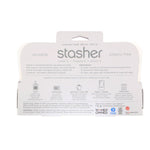 Stasher, Reusable Silicone Food Bag, Snack Size Small, Clear, 9.9 fl oz (293.5 ml) - The Supplement Shop