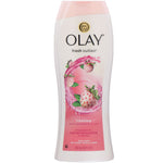 Olay, Fresh Outlast Body Wash, Cooling White Strawberry & Mint, 22 fl oz (650 ml) - The Supplement Shop