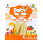 Hot Kid, Baby Mum-Mum, Rice Rusks, Organic Super Tropical, 12 2-Packs, 1.76 oz (50 g) Each - The Supplement Shop