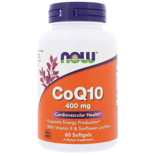 Now Foods, CoQ10, 400 mg, 60 Softgels - The Supplement Shop