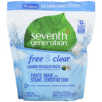 Seventh Generation, Laundry Detergent Packs, Free & Clear, 45 Packs, 1.98 lbs (31.7 oz) - The Supplement Shop