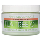Advanced Clinicals, Tea Tree Oil, Detoxifying Hair Mask, 12 oz (340 g) - The Supplement Shop