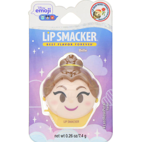 Lip Smacker, Disney Emoji Lip Balm, Belle, #LastRosePetal, 0.26 oz (7.4 g) - The Supplement Shop