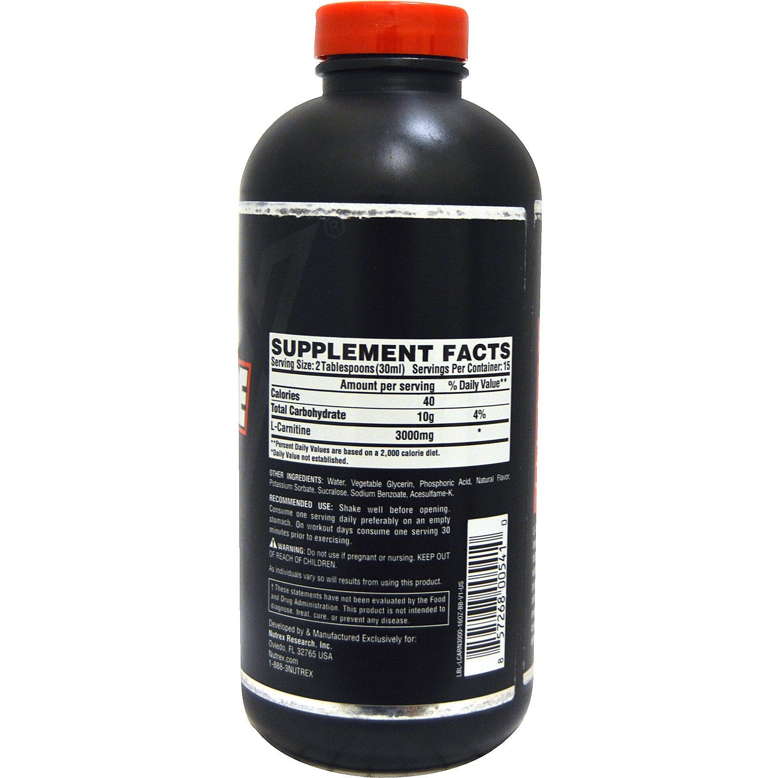 Nutrex Research, L-Carnitine 3000, Berry Blast, 15.72 fl oz (465 ml) | The Supplement Shop Nutrex Research, L-Carnitine 3000, Berry Blast, 15.72 fl oz (465 ml) | The Supplement Shop