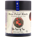 The Tao of Tea, Sweet & Floral Blended Black Tea, Rose Petal Black, 4 oz (115 g) - The Supplement Shop